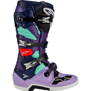 ALPINESTARS Limited Edition Imperial Tech 7 Boots - Purple/Blue/Black - US 9 2012014-387-9