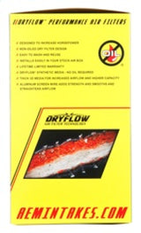 AEM DryFlow Air Filter AIR FILTER KIT 4.5in X 9in DRYFLOW 21-2069DK