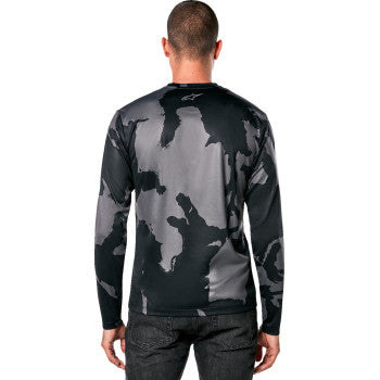 ALPINESTARS Performance Langarm-T-Shirt - Schwarz/Camo - XL 1214-71010-160-XL