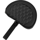 SADDLEMEN Roadsofa™ Extended Reach Seat - with Backrest - Honeycomb - Silver Stitch - FLTR/FLHX '23-'24 823-07-190B5