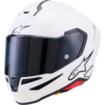 IN STOCK ALPINESTARS Supertech R7 Helmet - 22.06 - Solid - Gloss White - Large  8202126-2180-L