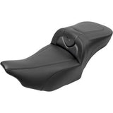 SADDLEMEN Roadsofa™ Extended Reach Seat - with Backrest - Carbon Fiber - FLTR/FLHX '23-'24 823-07-186B0