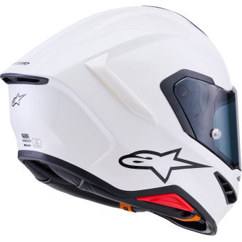 IN STOCK ALPINESTARS Supertech R7 Helmet - 22.06 - Solid - Gloss White - Large  8202126-2180-L