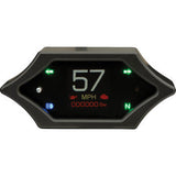DAKOTA DIGITAL Handle Bar Mount Speedometer - With Signals - Spiked - Black MLX-5200-K