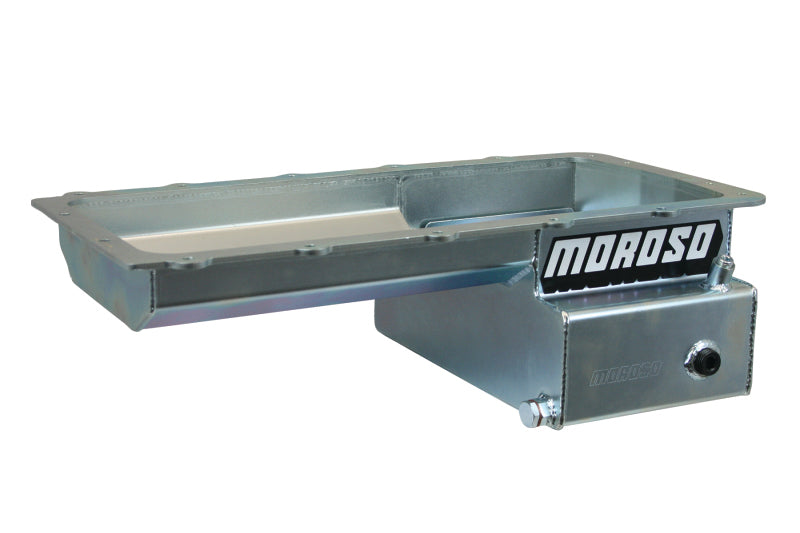 Moroso Ford 5.0 Coyote (w/Front Sump) Road Race Baffled Wet Sump 7qt 6.25in Steel Oil Pan 20573