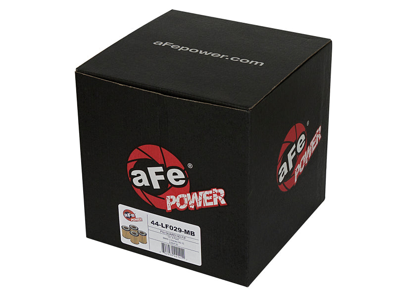 aFe Pro GUARD D2 Oil Filter 06-19 BMW Gas Cars L6-3.0T N54/55 - 4 Pack 44-LF029-MB
