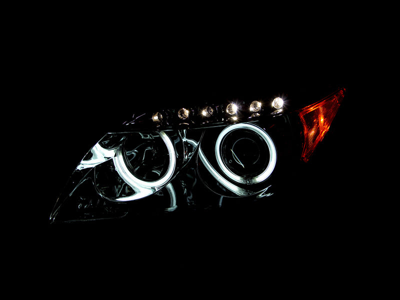 ANZO 2005-2010 Scion Tc Projector Headlights w/ Halo Chrome (CCFL) 121120