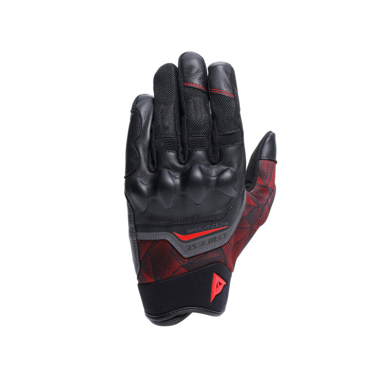 DAI Ermex Gloves Black/Red-Lava - Large