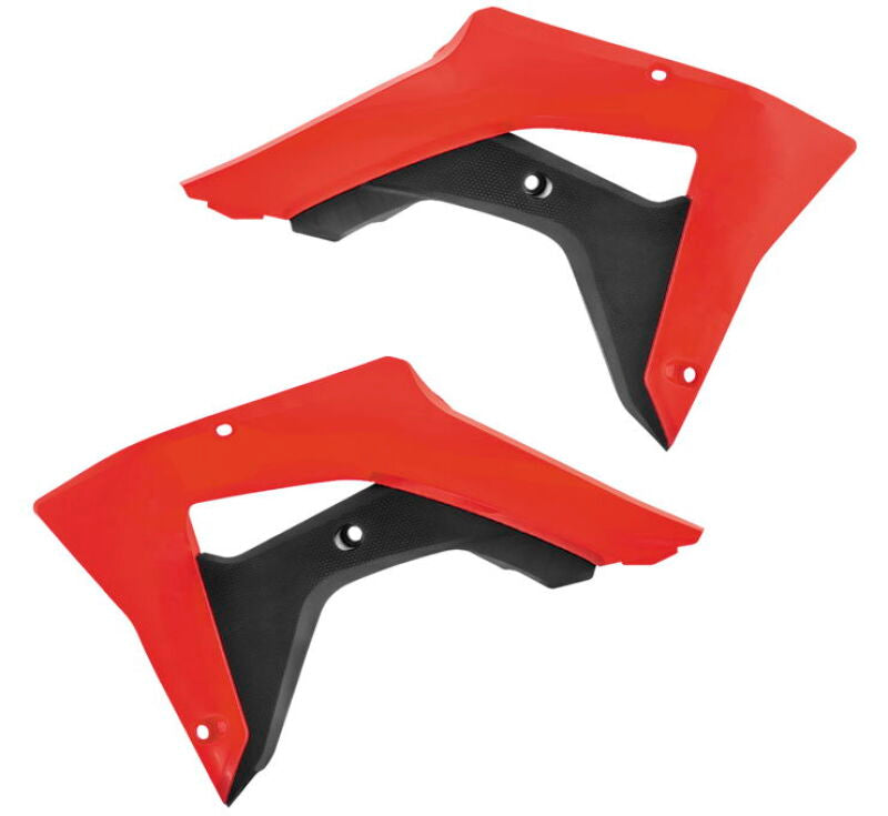 Acerbis 17-21 Honda CRF250RX/ CRF450L/ CRF450RX/ CRF450X Radiator Shroud - Red/Black