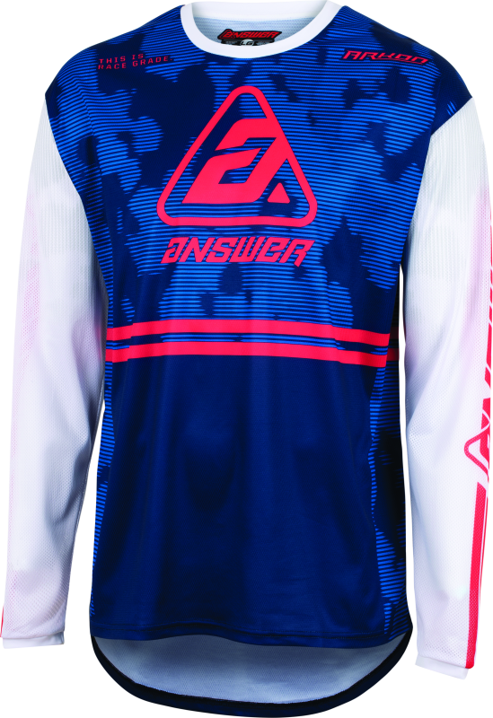 Answer 23 Ark Trials Jersey Blue/White/Red Youth - Large 447586