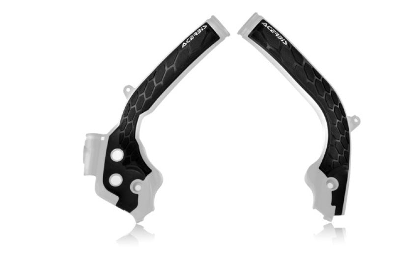 Acerbis 16-19 KTM 125-450 SX/SX-F/XC-F/XC/XC-W/EXC-F/ Husq Frame Guards- X-Grip - White/Black 2449531035