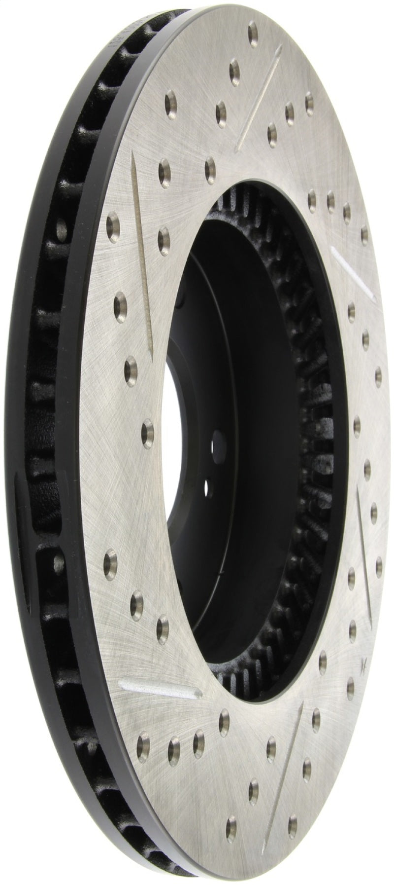StopTech 97-01 Acura Integra Type R / 97-01 Honda CR-V Slotted & Drilled Left Front Rotor 127.40026L