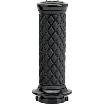 BILTWELL  Grips - Alumicore - TBW - Black 6608-201-01