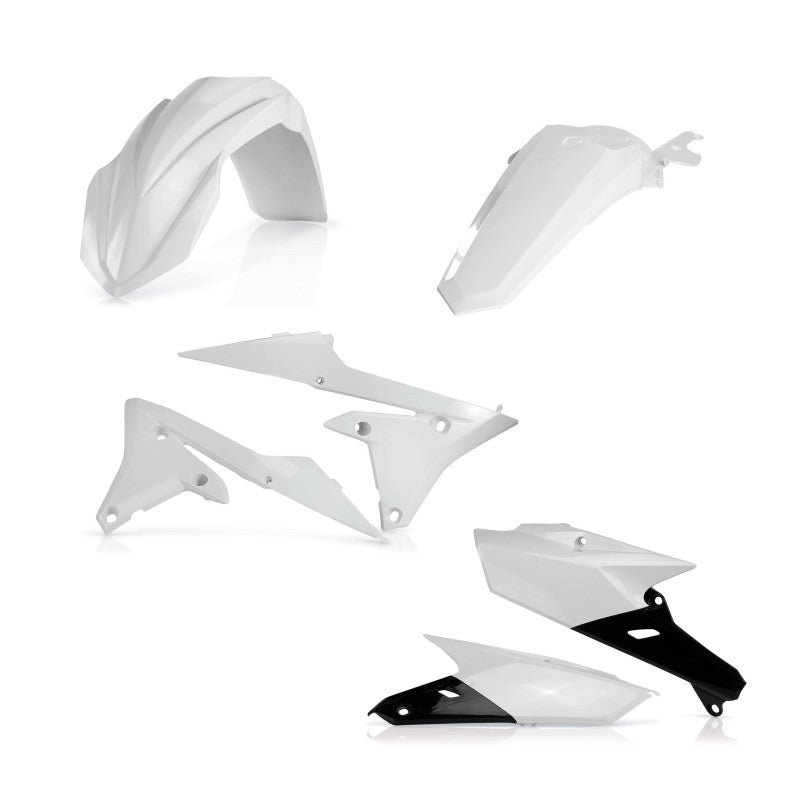 Acerbis 15-19 Yamaha WR250F/ YZ250FX/ WR450F/ YZ450FX Plastic Kit - White 2449630002