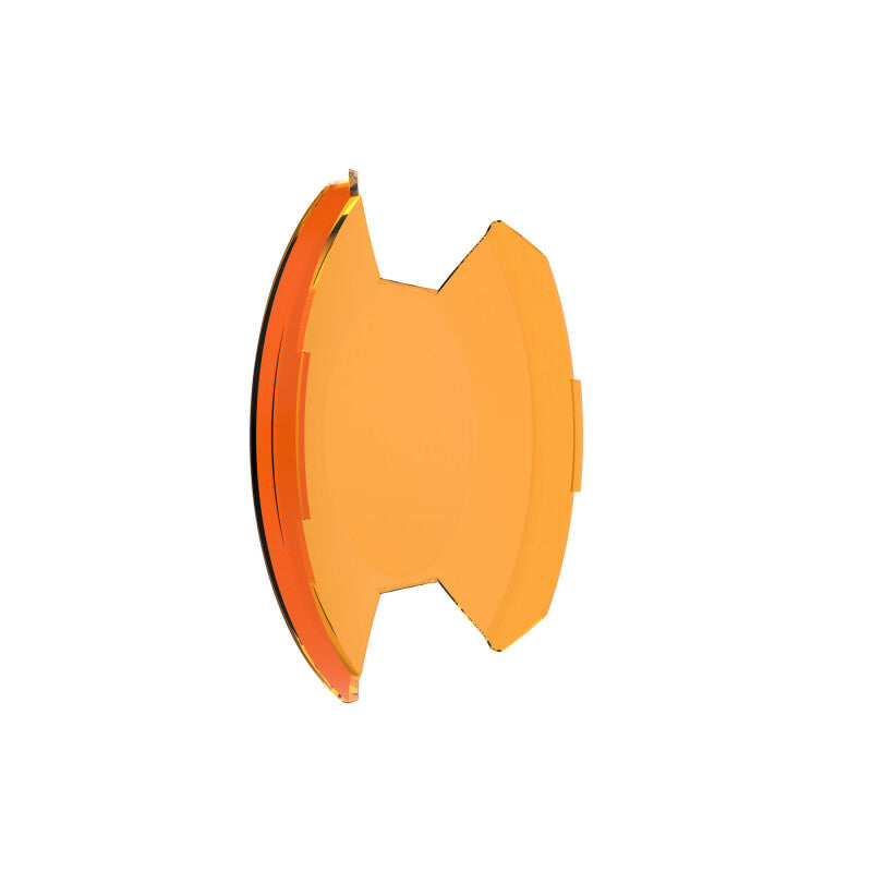 KC HiLiTES SlimLite 8in. LED Light Shield (Shield Only) - Amber 5208