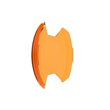 KC HiLiTES SlimLite 8in. LED Light Shield (Shield Only) - Amber 5208