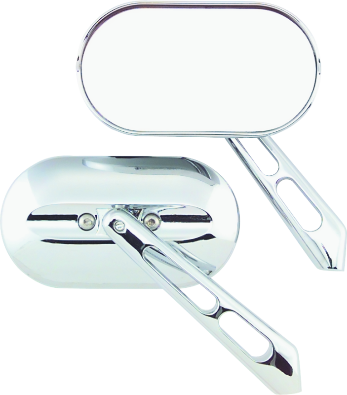 Kuryakyn Magnum Mirrors Small Flat Glass Chrome 1428