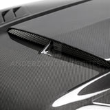 Anderson Composites 2018-2019 Ford Mustang Ram Air Double Sided Carbon Fiber Hood AC-HD18FDMU-AB-DS