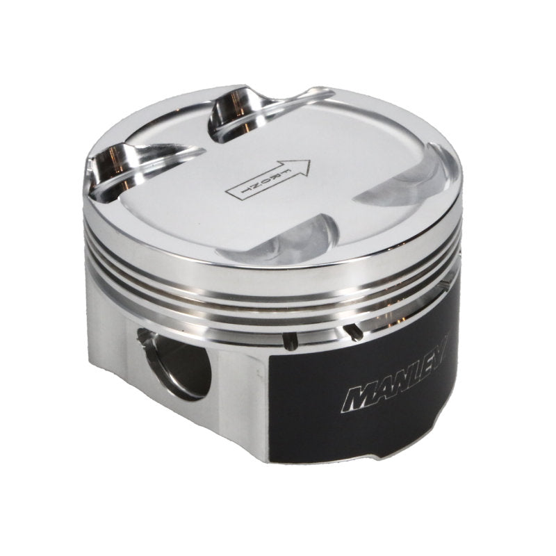 Manley 93-98 Toyota Supra Turbo (2JZGTE) 86.5mm +.5mm Oversized Bore 8.5:1 Dish Piston Set with Ring 609005C-6