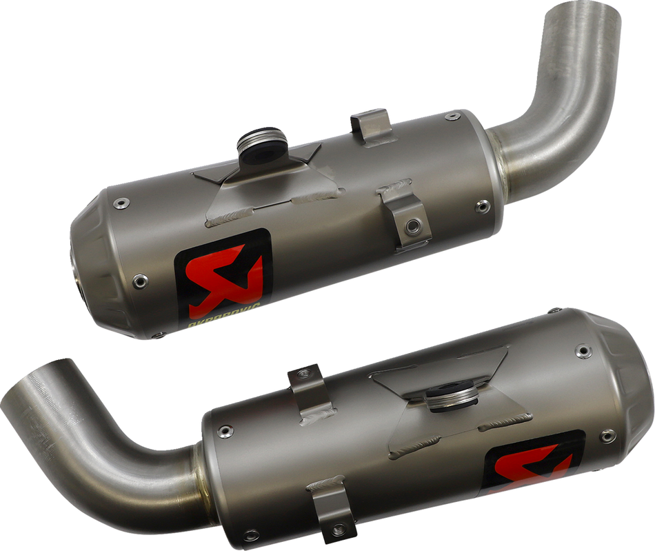 AKRAPOVIC Slip-On Line Titanium Muffler - Hypermotard 950 S-D9SO15-HCBT 1811-4240