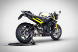 ZARD Exhaust Full System   stainless steel with carbon cap for Triumph Street Triple 765 2024 ZTP103S00SCR