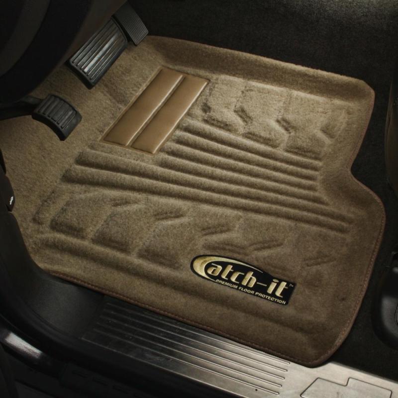 Lund 07-17 Ford Expedition Catch-It Carpet Front Floor Liner - Tan (2 Pc.)