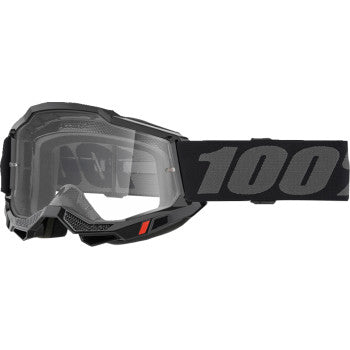 100% Accuri 2 Goggle - Black - Clear 50013-00038