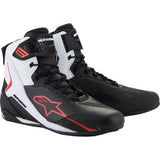 ALPINESTARS Faster-4 Shoes - Black/White/Red - US 8.5 2510425-123-85