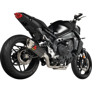 AKRAPOVIC Racing Line Exhaust System - Carbon Fiber/Titanium - Yamaha MT-09 2021-2024 S-Y9R18-APC 1810-3214