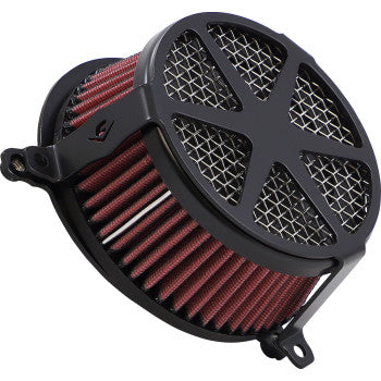 COBRA Air Cleaner Kit - Black  Black Vulcan  VN900 06-0467-04B-SB