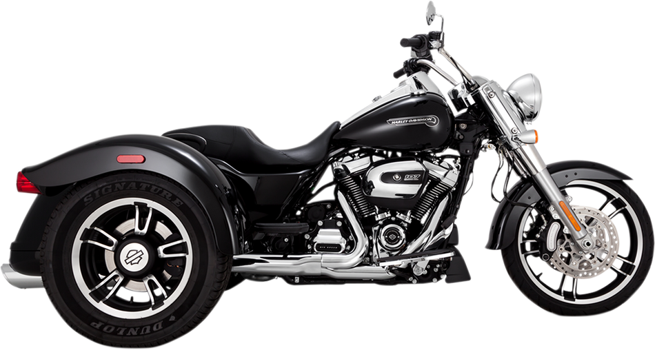 VANCE & HINES Twin Slash Mufflers - FLRT 16796