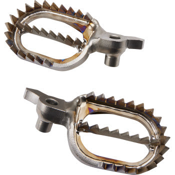 MOOSE RACING Titanium Footpegs - YZ 250 F /YZ 450 F /Gas Gas  250F /450F 2023-2024  50610-SPTF-23M