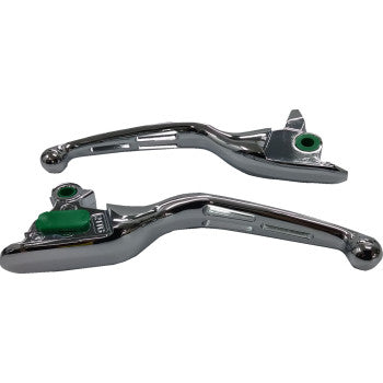 DRAG SPECIALTIES Levers - Slotted - Chrome  Glide 2021-2024 H07-0607C 0610-2255