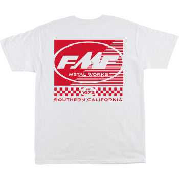 FMF Metal Works Supply T-Shirt - White - Large HO24118901WHTLG