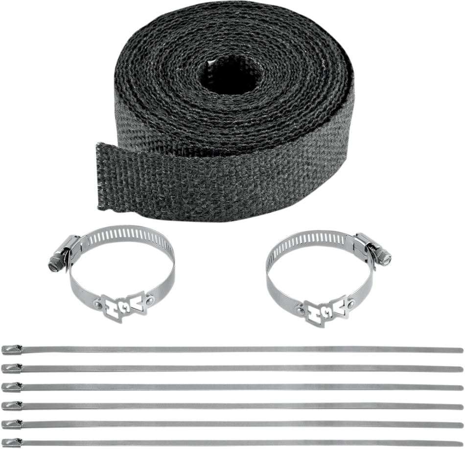 VANCE & HINES Black Exhaust Wrap - 2"x25' 26523