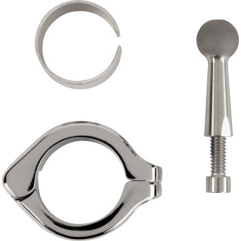 CIRO Drink Holder - Gen 2 - Chrome - Chrome 1-1/8"/1-1/4" Handlebar Mount 55414