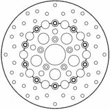 MOTO-MASTER Brake Rotor 5 Hole  Front  11-1/2" - Kingman  112308-PU