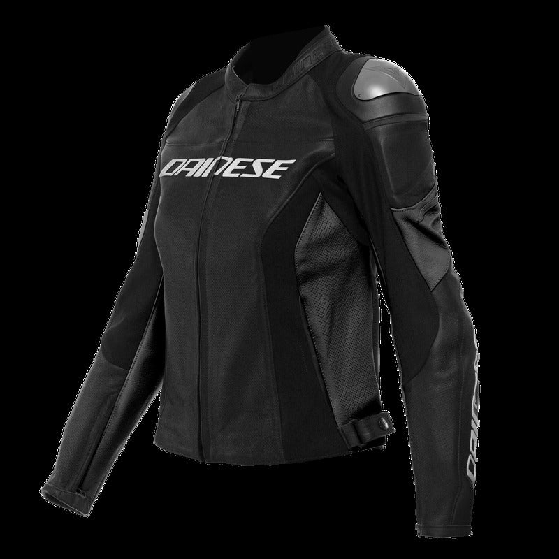 Dainese Racing 4 Lady Leather Jacket Perforated Black/Black Size - 54 202533849-631-54