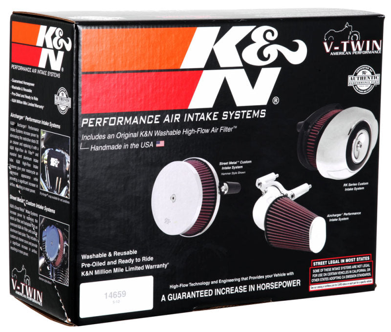K&N 2015 Harley Davidson Street 500/700 Aircharger Performance Intake 63-1130