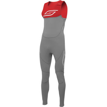 SLIPPERY Breaker Wetsuit - Charcoal/Red - 2XL 3201-0286