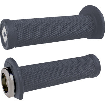 ODI Ruffian 2.1 Lock-On Grips - ATV/PWC - Graphite/Silver J33RFH-S