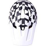 KALI DH Invader Helmet - LTD Glitch - Matte Black/White/Red - XS-M 0211323216