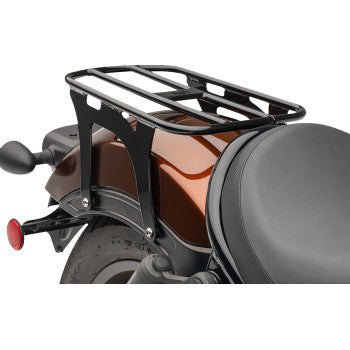 COBRA Solo Luggage Rack - Tube - Black - Rebel 1100 02-4109B