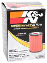 K&N Performance Oil Filter for 2010+ Mercedes Benz GLE350D 3.0L V6 DSL 2.75in OD x 3.625in H HP-7028