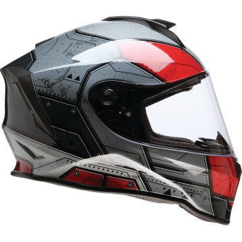 Z1R Youth Warrant 2.0 Helmet - Sentinel - Black/Red - Large 0102-0291