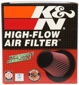 K&N Universal Round Tapered Carbon Fiber Air Filter 6in Flg ID Centered/7.5in B OD/4.5in T OD/4in H RP-4600