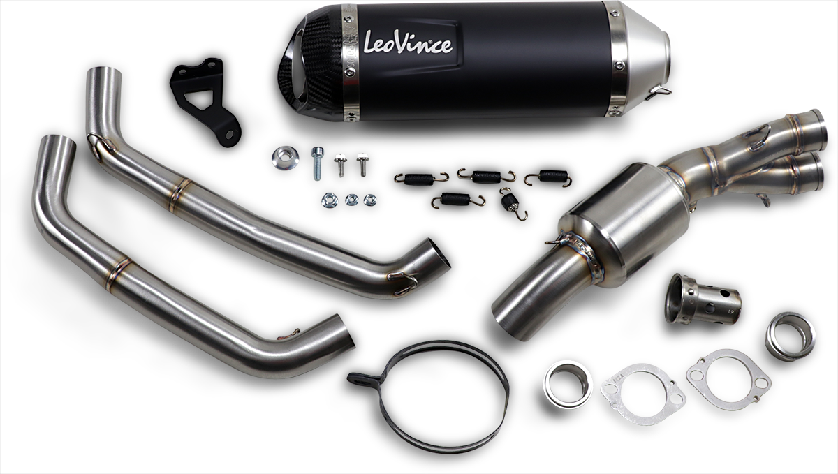 Escape LEOVINCE LV One Evo Black Edition MT-07/XSR 700/FZ-07 14251EB 
