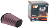 K&N Universal Clamp-On Air Filter 2.844x4.813in Flg ID x 6.5x4.75in B OD x 4.5x3.25in T OD x 7.5in H RU-5063