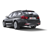 Akrapovic 16-17 BMW 340i (F30 F31) Evolution Line Cat Back (SS) w/ Carbon Tips (Req. Link Pipe) MTP-BM/SS/2H