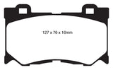 EBC 08-13 Infiniti FX50 5.0 Greenstuff Front Brake Pads